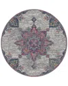 Ar Rugs Montana Isabelle Medallion Area Rug In Pink
