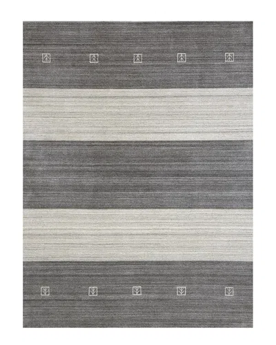 Ar Rugs Montpellier Hand-woven Rug In Gray
