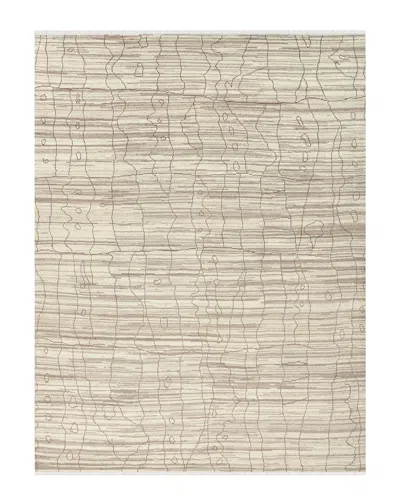 Ar Rugs Noelle Anna Wool-blend Area Rug In Brown