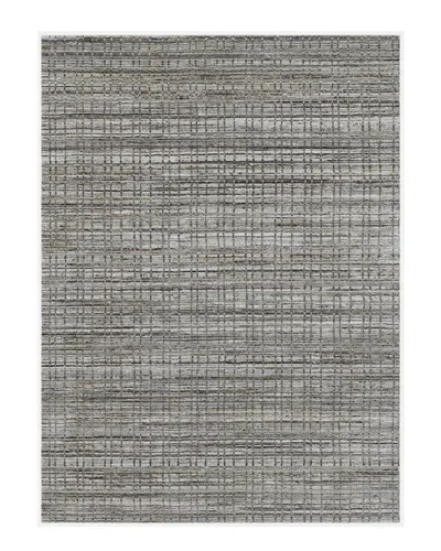 Ar Rugs Philomena Hand-woven Wool-blend Rug In Gray
