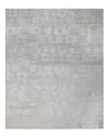 Ar Rugs Quincy Hand-knotted Wool-blend Rug In Ivory