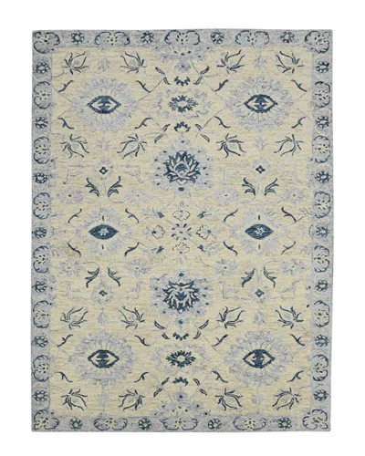 Ar Rugs Romiela Newburg Traditional Hand-hooked Wool Rug In Blue