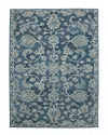 Ar Rugs Ar Romiela Newburg Traditional Hand-hooked Wool Rug In Navy
