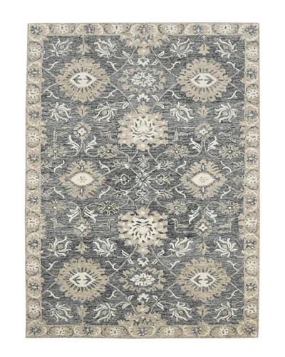 Ar Rugs Romiela Pecos Traditional Hand-hooked Wool Rug In Gray