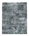 Ar Rugs Seanan Hand-knotted Wool-blend Rug In Charcoal