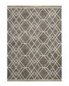 Ar Rugs Viscenta Duncan Contemporary Hand-hooked Wool Rug In Taupe