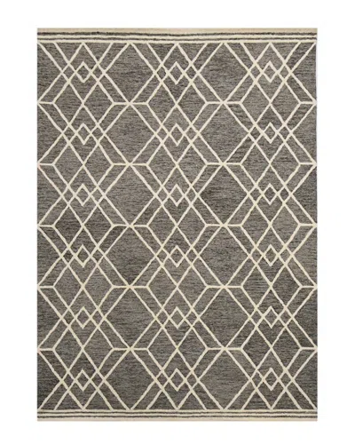 Ar Rugs Viscenta Duncan Contemporary Hand-hooked Wool Rug In Taupe