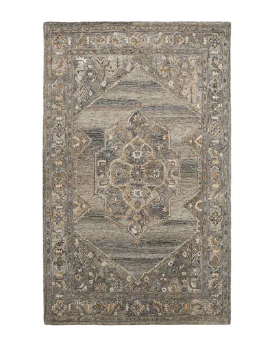 Ar Rugs Vivienne Hand-tufted 75% Wool, 25% Viscose Rug In Brown