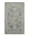 Ar Rugs Vivienne Hand-tufted 75% Wool, 25% Viscose Rug In Blue