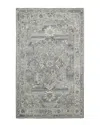 Ar Rugs Vivienne Hand-tufted Wool-blend Rug In Gray