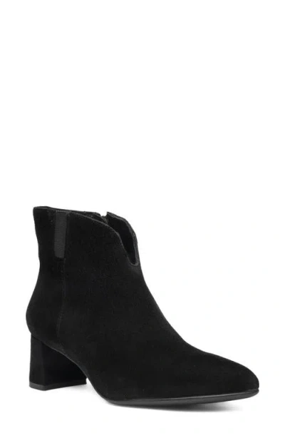 Ara Acanthus Leather Bootie In Black