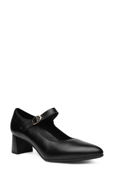Ara Adelaide Mary Jane Pointed Toe Pump In Black
