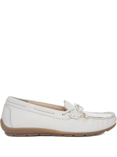 Ara Alabama Leather Loafers In White