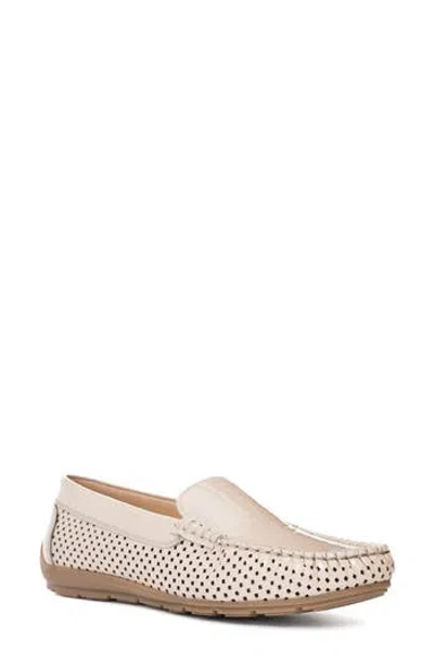 Ara Amarillo Perforated Loafer In Neutral