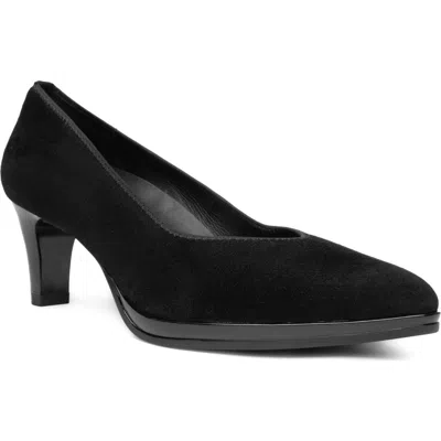 Ara Amaryllis Leather Pump In Black