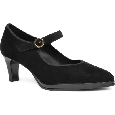 Ara Amethyst Mary Jane Pump In Black