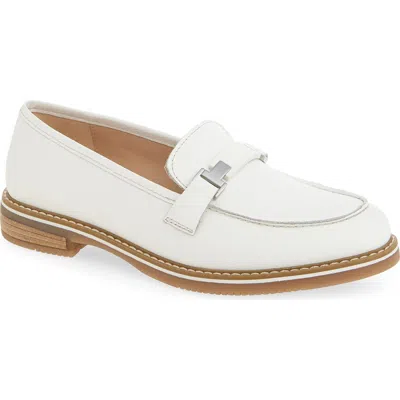 Ara Angelica Bit Apron Toe Loafer In White