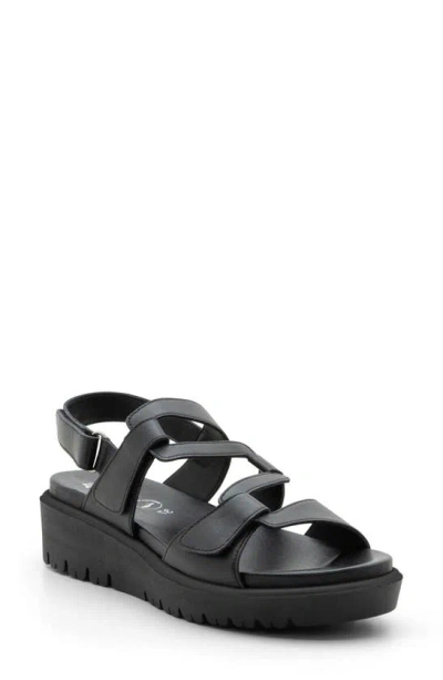 Ara Bayview Strappy Sandal In Black