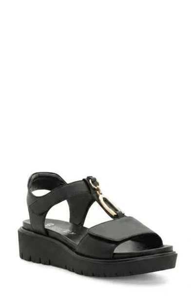 Ara Belize Platform Sandal In Black