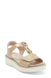 Ara Belize Platform Sandal In Gold
