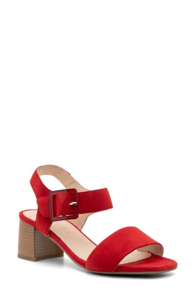 Ara Bethel Ankle Strap Sandal In Red