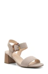 Ara Bethel Block Heel Sandal In Sand