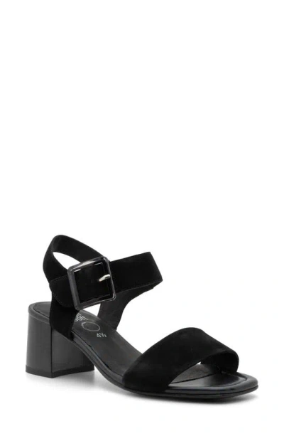 Ara Bethel Block Heel Sandal In Black