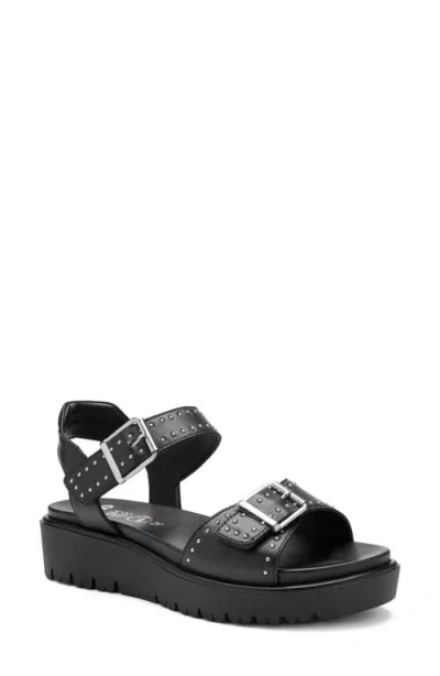 Ara Buttercup Studded Sandal (women0 In Black