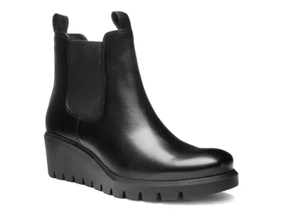 Ara Cascade Wedge Chelsea Boot In Black