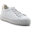 Ara Crystal Platform Sneaker In White