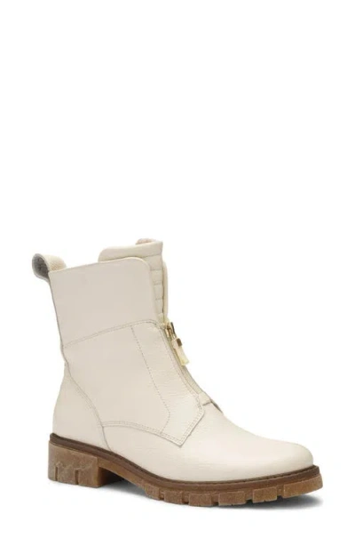 Ara Deon Leather Bootie In White