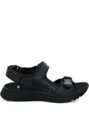 Ara Elio Adjustable-strap Sandals In Black