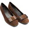 Ara Garnet Suede Pump In Brown