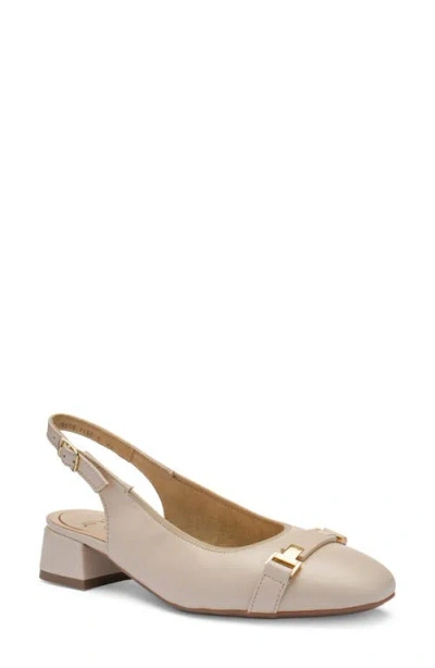 Ara Gliselle Slingback Pump In Neutral