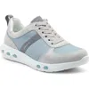 Ara Jennifer Energystep Sneaker In Aqua Mesh/silver Trim