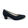 ARA KELLY HEEL IN BLACK SUEDE