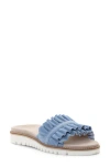 Ara Keyes Slide Sandal In Blue