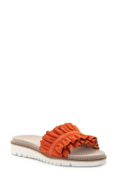 Ara Keyes Slide Sandal In Red