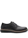 Ara Leandro Leather Lace-up Derby Shoes In Black