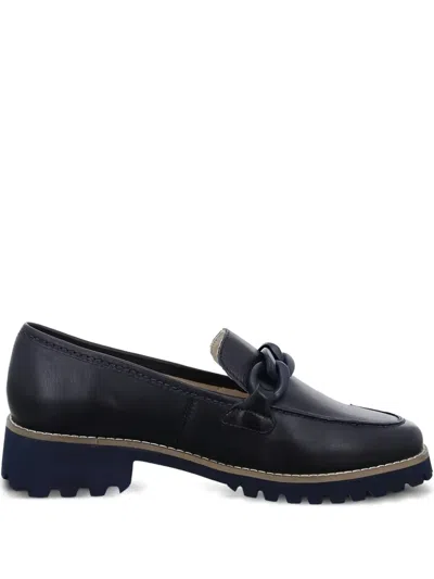 Ara Leather Knot-detail Loafers In Multi