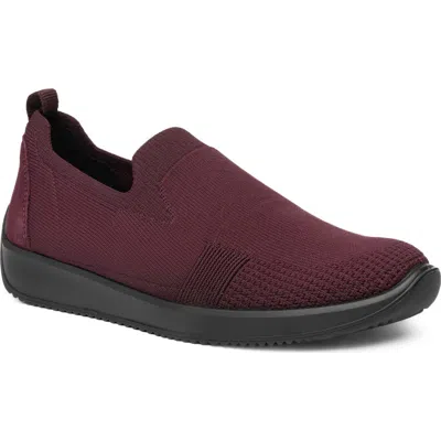 Ara Leena 3 Slip-on Sneaker In Burgundy