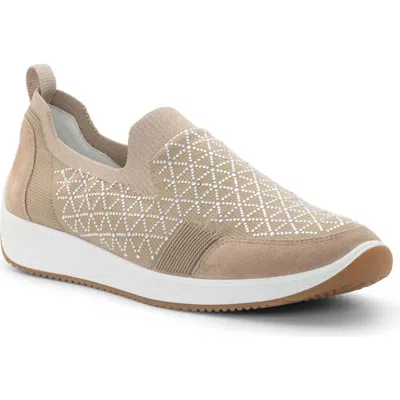 Ara Lisbon Lace-up Sneaker In Neutral