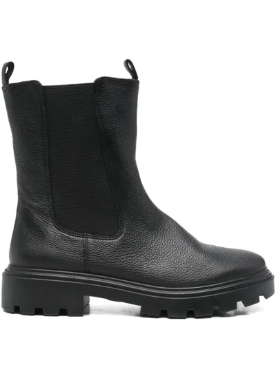 Ara Manchester-st Lug-sole Boot In Black