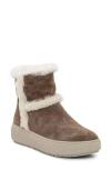 Ara Marquette Genuine Shearling Trim Boot In Sesame