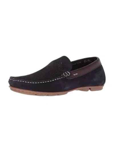 Ara Men's Merrick Moccasin Shoe In Navy In Blue