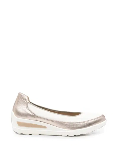 Ara Metallic-effect Wedge Pumps