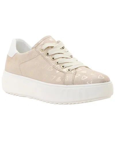 Ara Mikky Leather Sneaker In Neutral