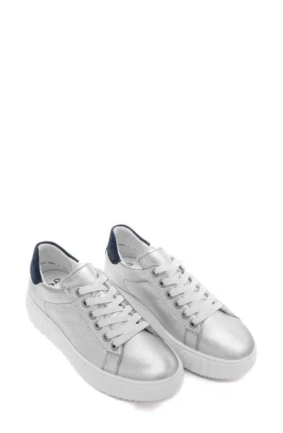 Ara Mikky Platform Sneaker In Metallic
