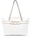 Ara Mona Chain-link Detail Shoulder Bag In White