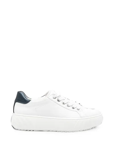 Ara Monaco Platform Lace-up Sneakers In White